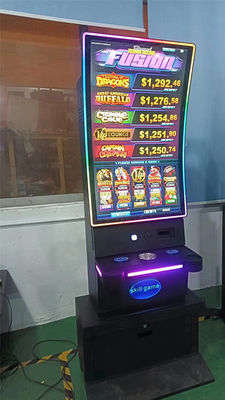 Skrzywiony PCPA Touch Slot Machine Bas Cabinet Skill Gaming Touch Monitor Metal 43 Inch