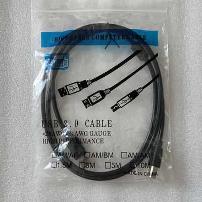 Dotknięcie USB 2.0 Kabel wysokiej wydajności 1.5M Do łączenia drukarki / dotyku