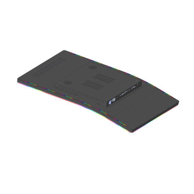 J Shape Super Curved Touch Screen Monitor 1ms Response PCAP Z Led Side Light Bars