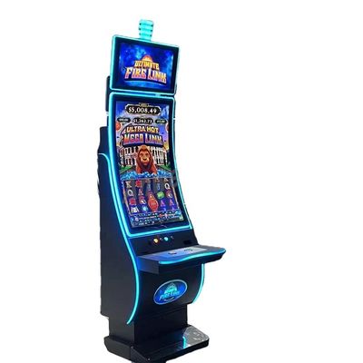 110V/220V Metalowy szafny automat do gier 43-calowy zakrzywiony monitor dotykowy