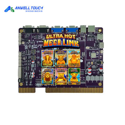 HET Skill Megalink Mega Link 6 w 1 Pcb Game Board US PLUG