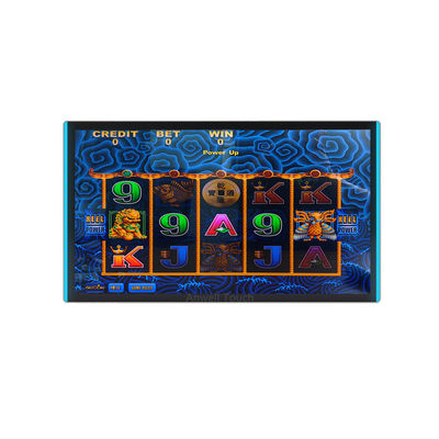 Aristocrat Hot Gaming Srebrny kolor PCAP Multi Touch Pojemnościowy ekran dotykowy 23 cali Z boczną i krawędzią LED Bezel