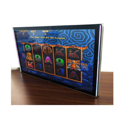 Aristocrat Hot Gaming Srebrny kolor PCAP Multi Touch Pojemnościowy ekran dotykowy 23 cali Z boczną i krawędzią LED Bezel