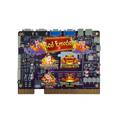 Gra wielokrotnych umiejętności Pcb Board Red Envelope 4in1 For Arcade Machine