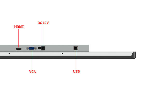 23.8capacitive touchscreen Industrial Panel Pc z kątem widzenia 85/85/80/80 Industrial PCAP Multi Touch