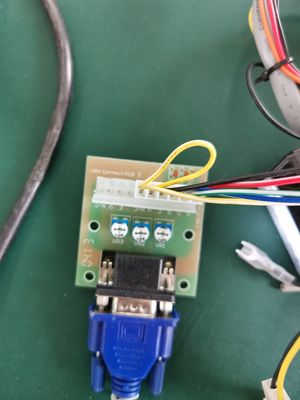 VGA RGB CGA Connector For POG POT O Gold Signal Converter Płyty PCB