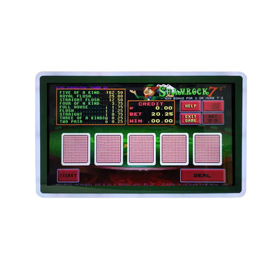 23.8 Inch Gaming Machine PCAP Touch Screen Gaming Monitor Side LED Bar Czarny 1920x1080 Led 16:9 Ips Hd-Mi 300c
