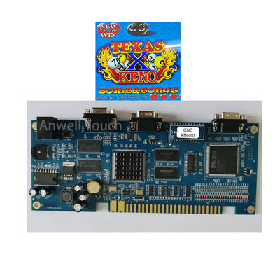 TEXAS KENO 4 Hearts Płyty do gier z płytami wideo 0,5 kg Do sprzedaży Pcb Arcade