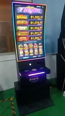 Skrzywiony PCPA Touch Slot Machine Bas Cabinet Skill Gaming Touch Monitor Metal 43 Inch