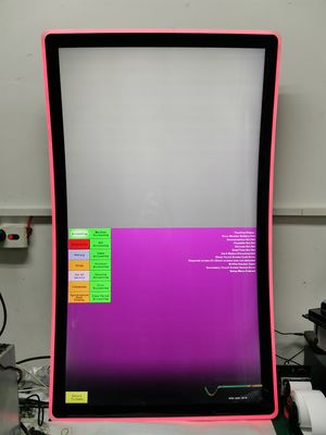 Multitouch Pcap Touch Display 43 cali Skrzywiony ekran dotykowy 5ms 16,7M