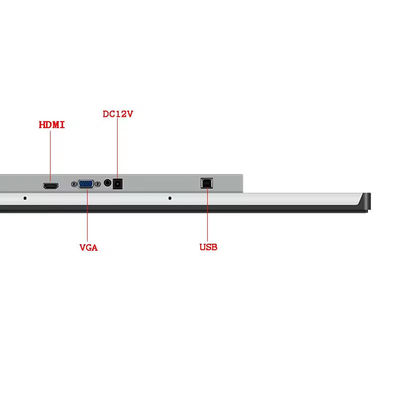 17.3Inch HD 1920x1080 wodoodporny przemysłowy płaski panel monitor 1000Nits Multi Touch Capacitive