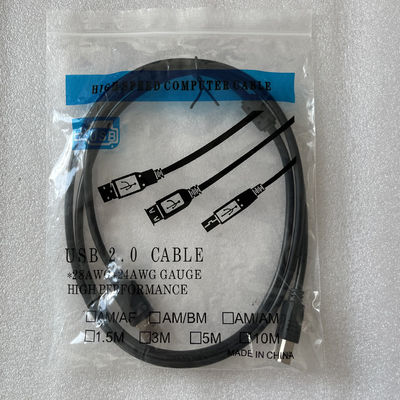 Dotknięcie USB 2.0 Kabel wysokiej wydajności 1.5M Do łączenia drukarki / dotyku