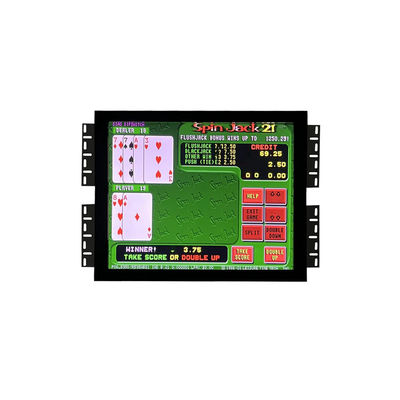19 cali Wysoki 4:3 Definicja Ogrzewane Szkło IR Gaming Touch Monitor Dla Pog / Wms