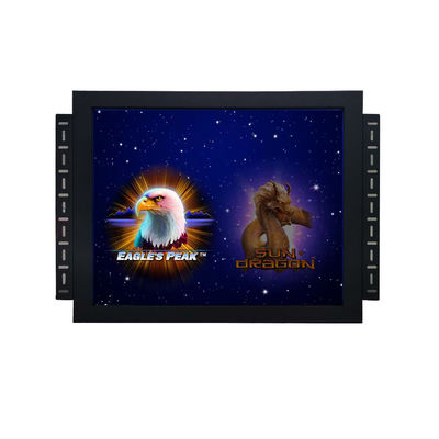 19 cali Wysoki 4:3 Definicja Ogrzewane Szkło IR Gaming Touch Monitor Dla Pog / Wms