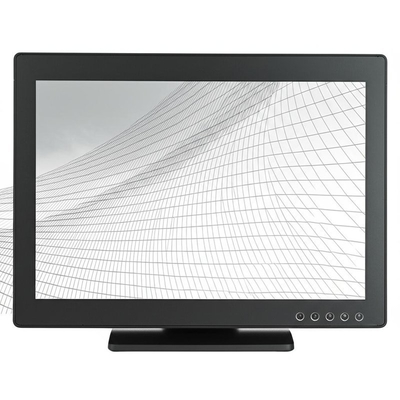 Monitor przemysłowy dotykowy o wysokiej rozdzielczości z rozdzielczością 1280 x 1024, wejściem sygnału dotykowego RS232 / USB i czasem reakcji 5 ms